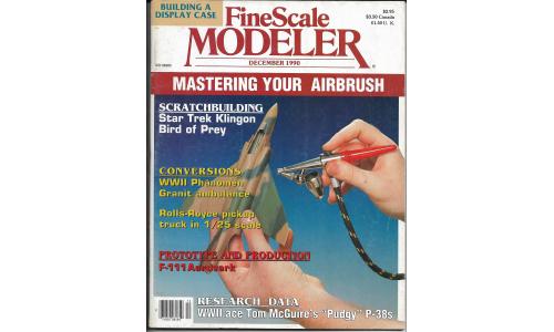 Revista Fine Scale Modeler 1990-12 Star Trek